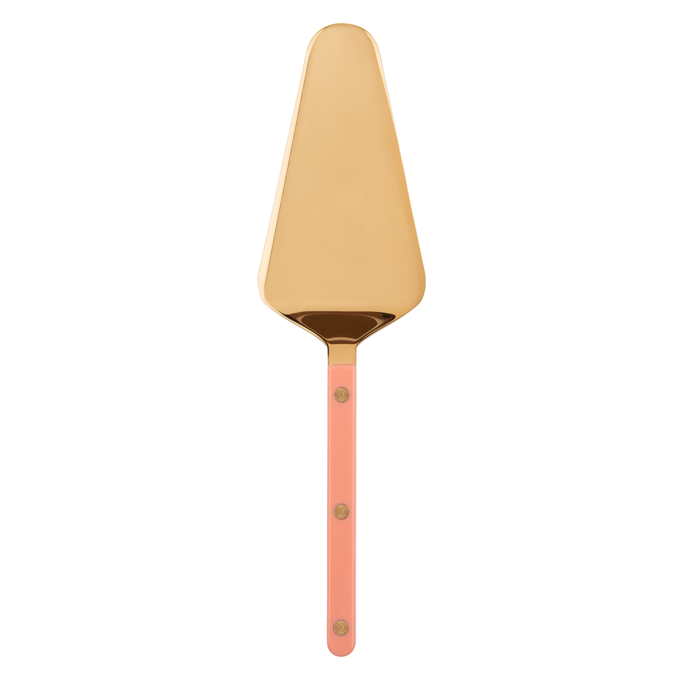 Sabre Bistrot Gold Tart Server, Nude Pink