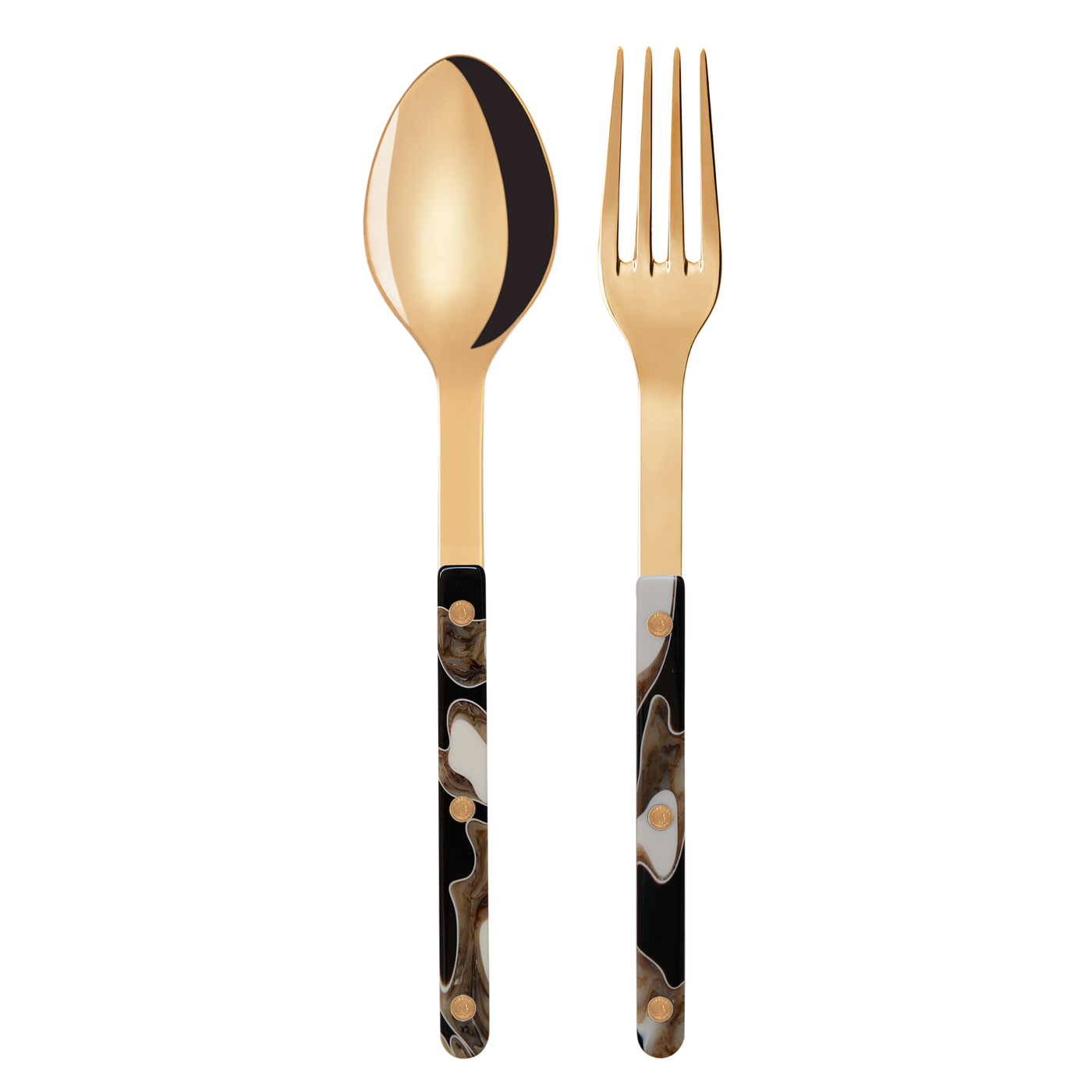Sabre Bistrot Gold Serving Set, Dune Black - Kitchen Universe