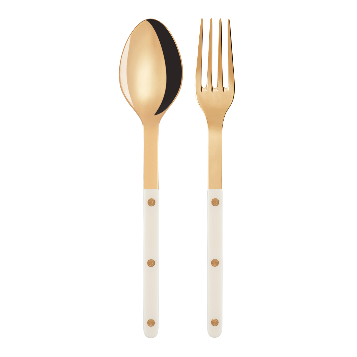 Sabre Bistrot Gold Serving Set, Ivory - Kitchen Universe