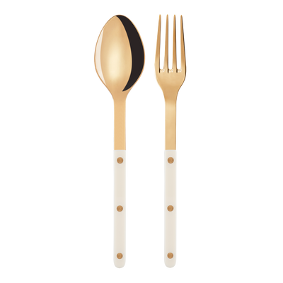 Sabre Bistrot Gold Serving Set, Ivory - Kitchen Universe