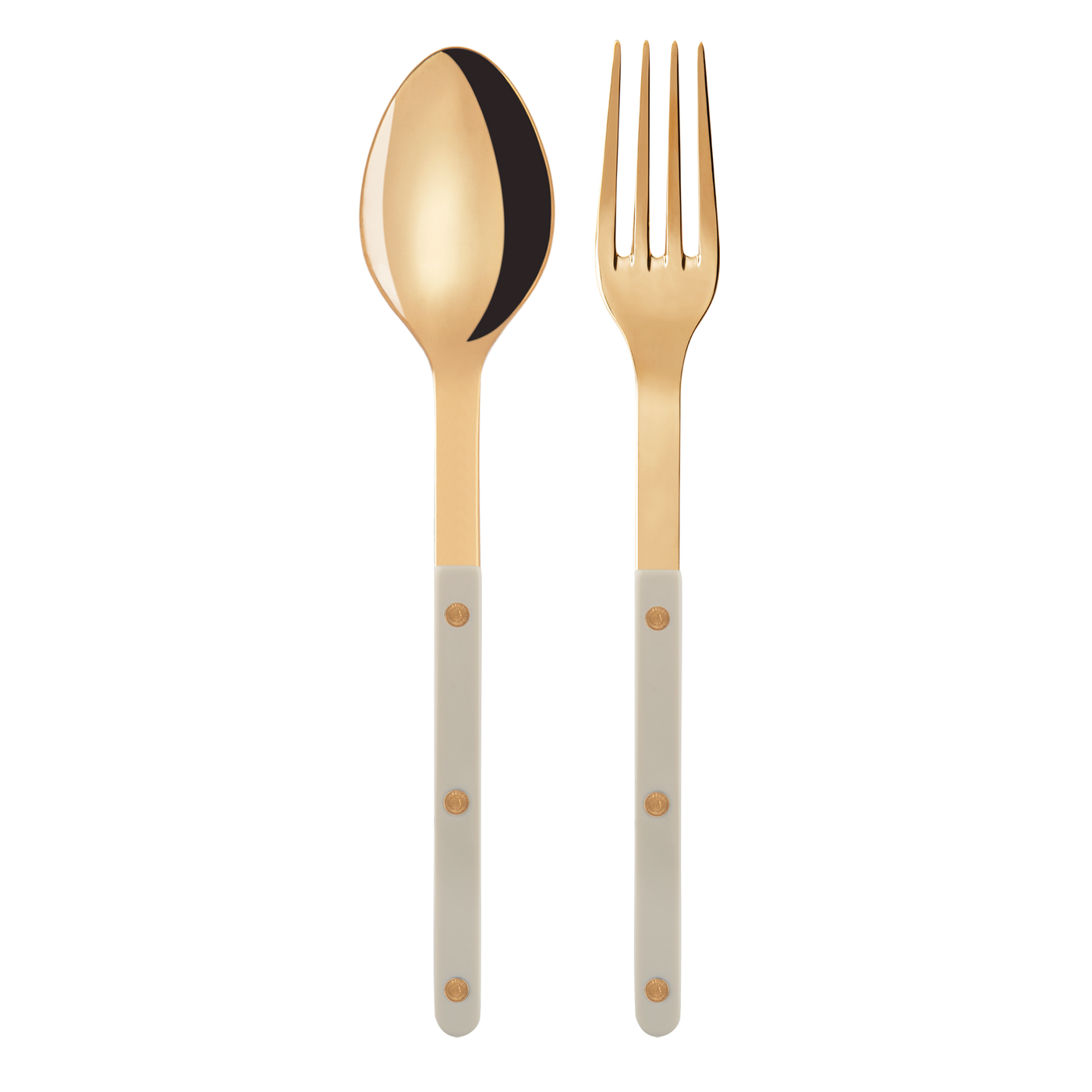 Sabre Bistrot Gold Serving Set, Mastic - Kitchen Universe
