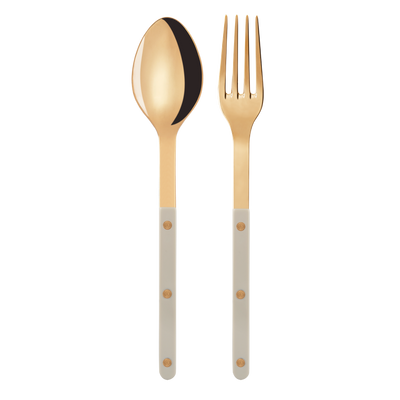 Sabre Bistrot Gold Serving Set, Mastic - Kitchen Universe