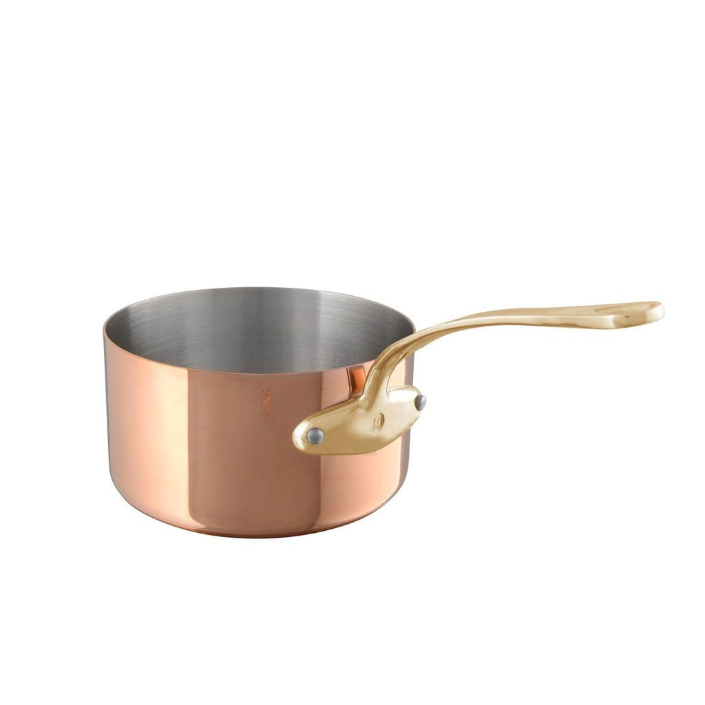 Mauviel M'heritage M200B Copper Saucepan Bronze Handles 3.3-qt - Kitchen Universe