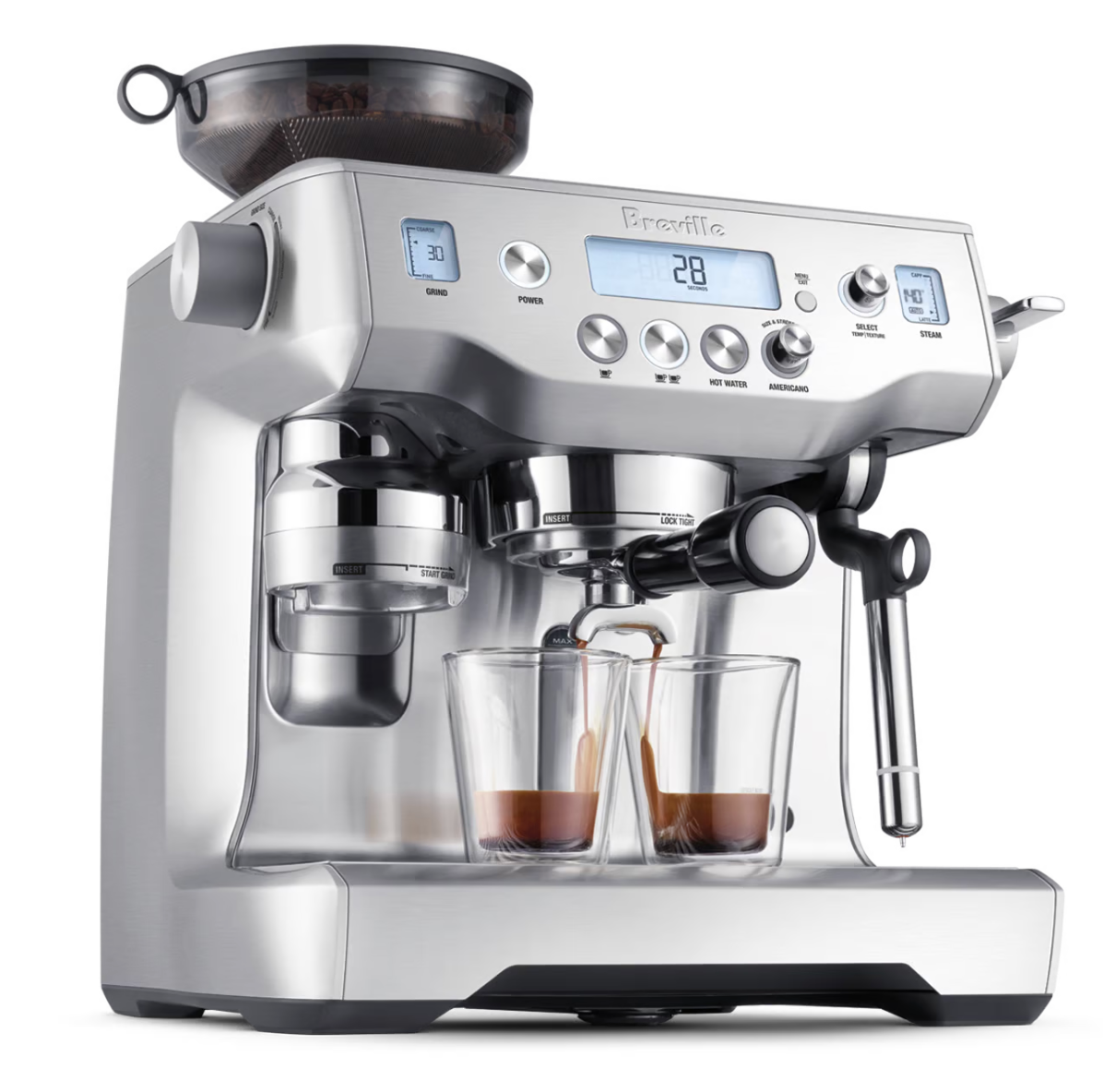 Breville Brushed Stainless Steel The Oracle Espresso Machine - Kitchen Universe