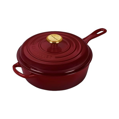 Le Creuset Signature Enameled Cast Iron Cassadou With Lid, 3.75-Quart, Rhone - Kitchen Universe