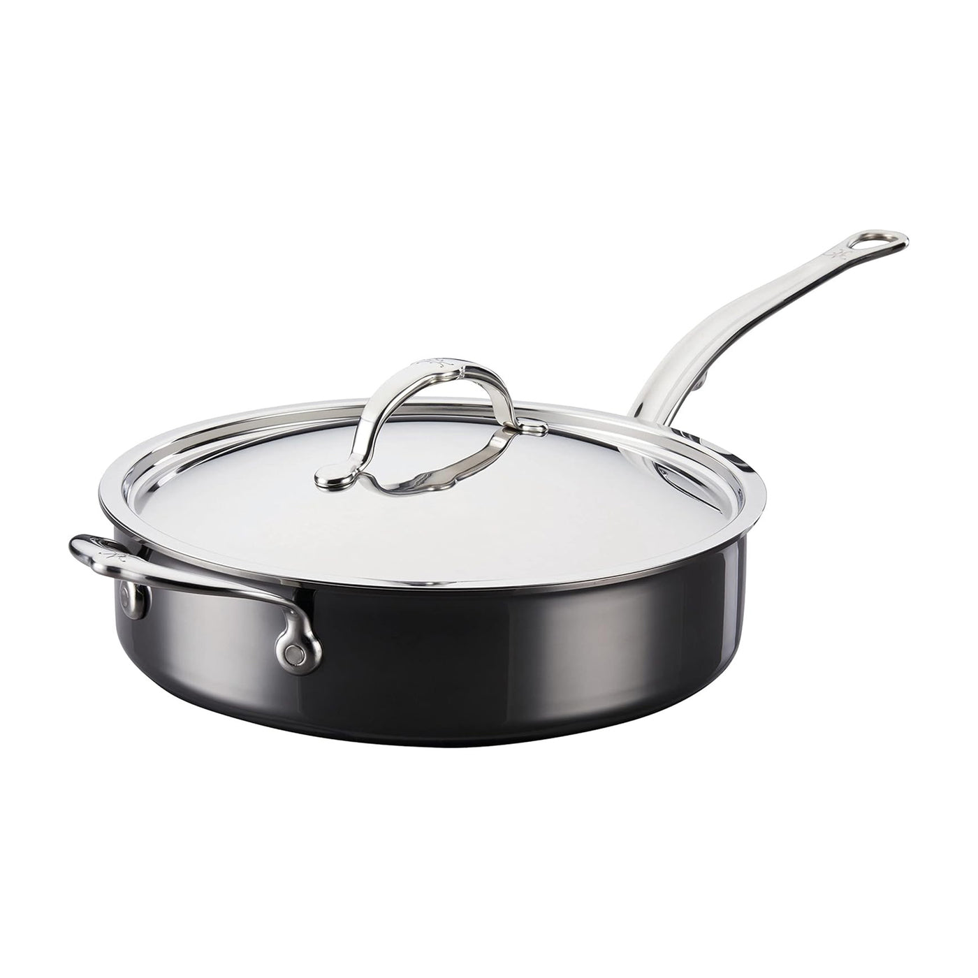 Hestan NanoBond Titanium Stainless Steel Saute Pan With Lid, 3.5-Qt - Kitchen Universe