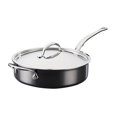 Hestan NanoBond Titanium Stainless Steel Saute Pan With Lid, 3.5-Qt - Kitchen Universe