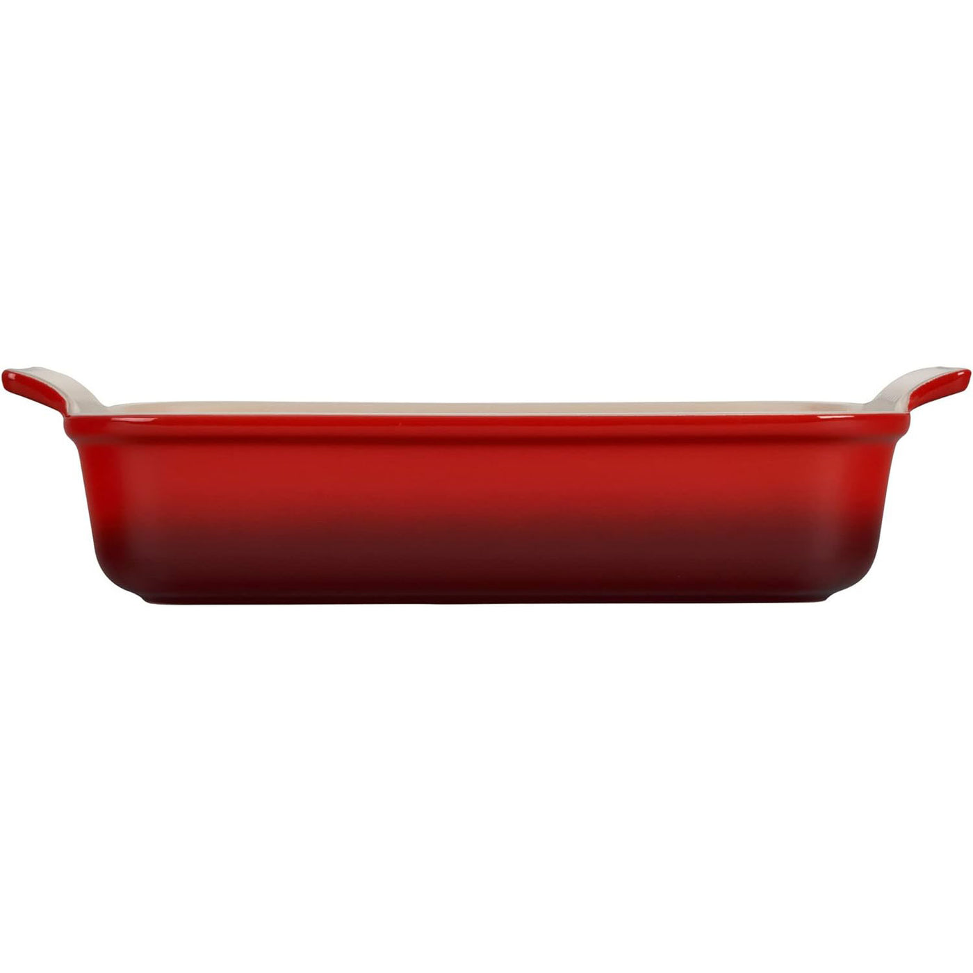 Le Creuset Heritage Stoneware Rectangular Dish, 12 x 9-Inches, Cerise - Kitchen Universe