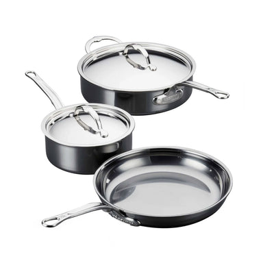 Hestan NanoBond Titanium Stainless Steel 5-Piece Cookware Set - Kitchen Universe