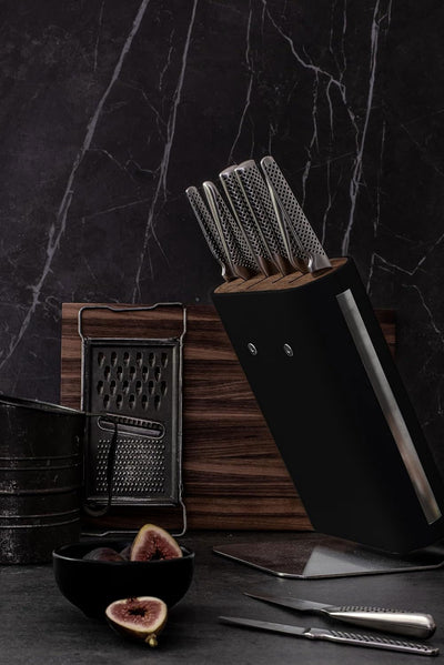 Global Hiro 7-Piece Knife Block Set - Kitchen Universe