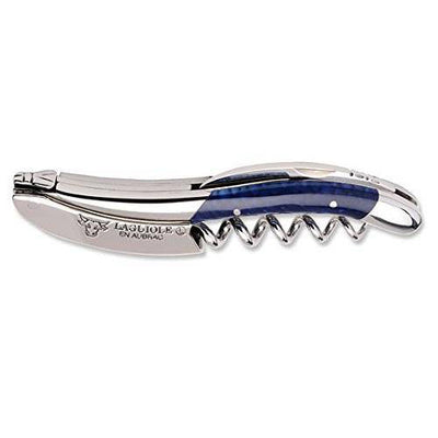 Laguiole en Aubrac Deluxe Sommelier Waiter's Corkscrew with Juma Lilas Handle - Kitchen Universe