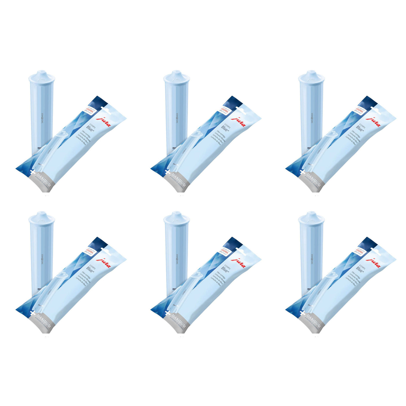 Jura Clearyl Blue Plus Water Filter Cartridge, Set of 6 - Kitchen Universe