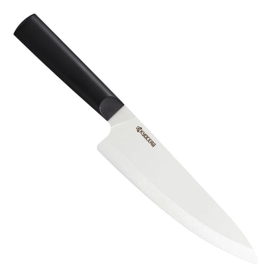 Kyocera Innovation Ceramic Chef Knife 7-in Black Handle, Newest Generation - Kitchen Universe