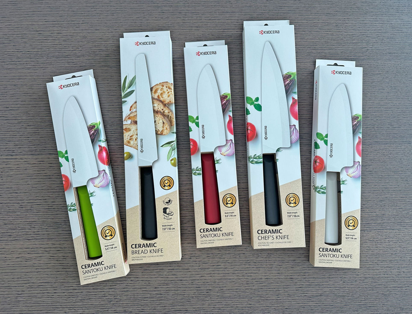 Kyocera Innovation Ceramic Utility Knife 4.5-in, Newest Generation - Kitchen Universe