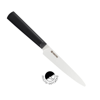 Kyocera Innovation Ceramic Tomato Knife Micro Serrated Blade 5-in, Newest Generation - Kitchen Universe