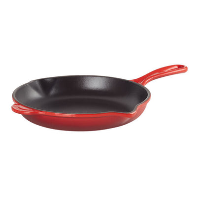 Le Creuset Classic Enameled Cast Iron Skillet, 9-Inches, Cerise - Kitchen Universe