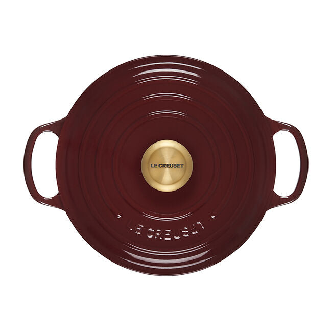 Le Creuset Signature Enameled Cast Iron Round Dutch Oven, 7.25-Quart, Rhone - Kitchen Universe