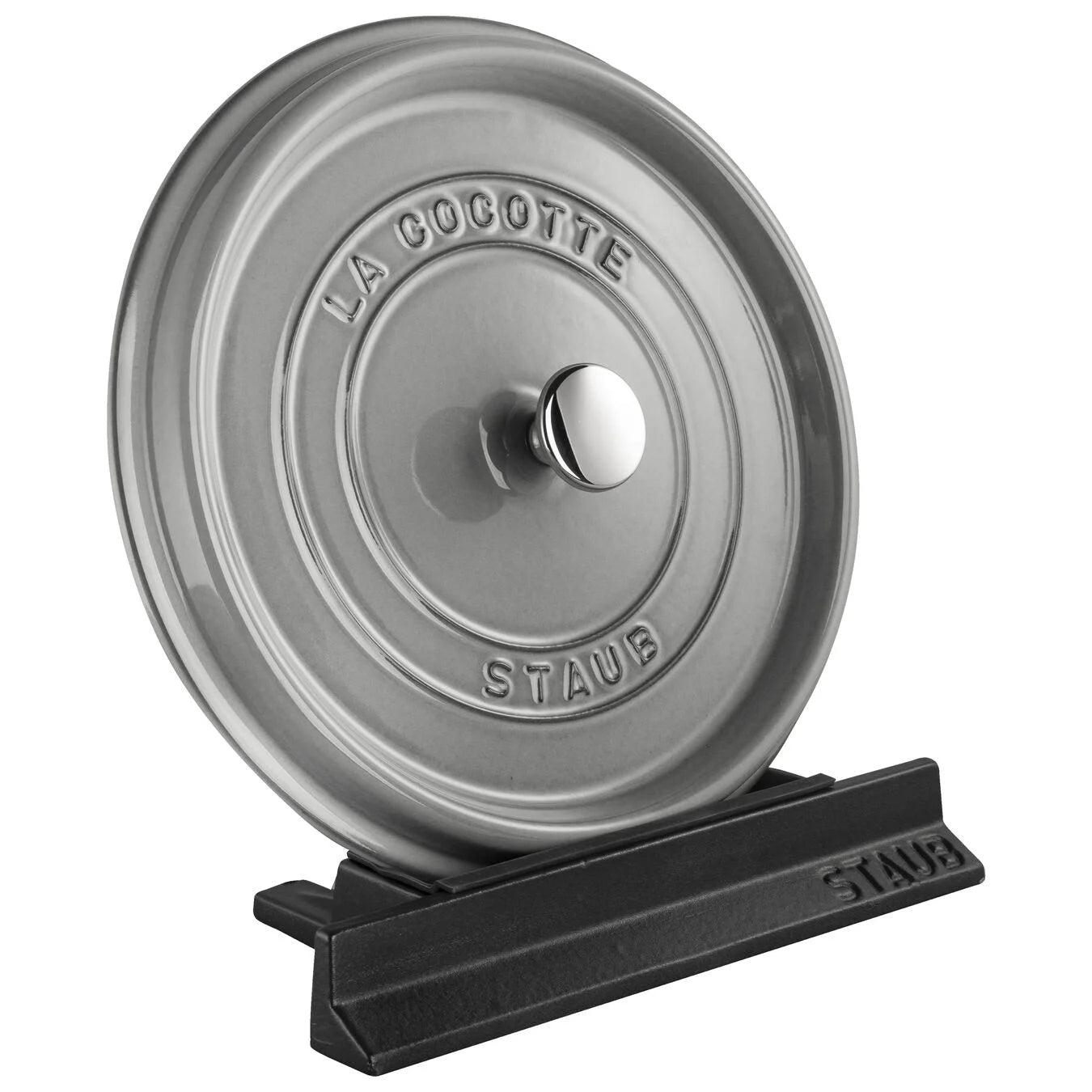 Staub Cast Iron Lid Holder, Black - Kitchen Universe