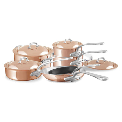 Mauviel M'6s Induction Compatible Copper 11-Piece Cookware Set - Kitchen Universe