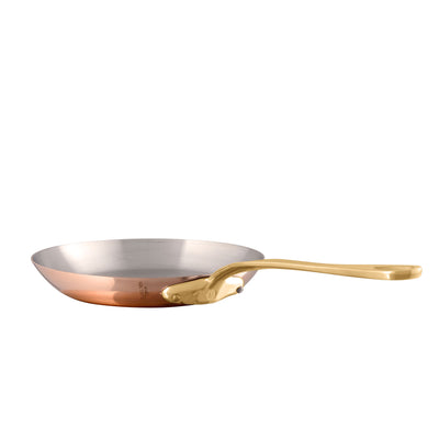 Mauviel M'heritage M200B Copper Round Frying Pan Bronze Handles, 7.9-in - Kitchen Universe