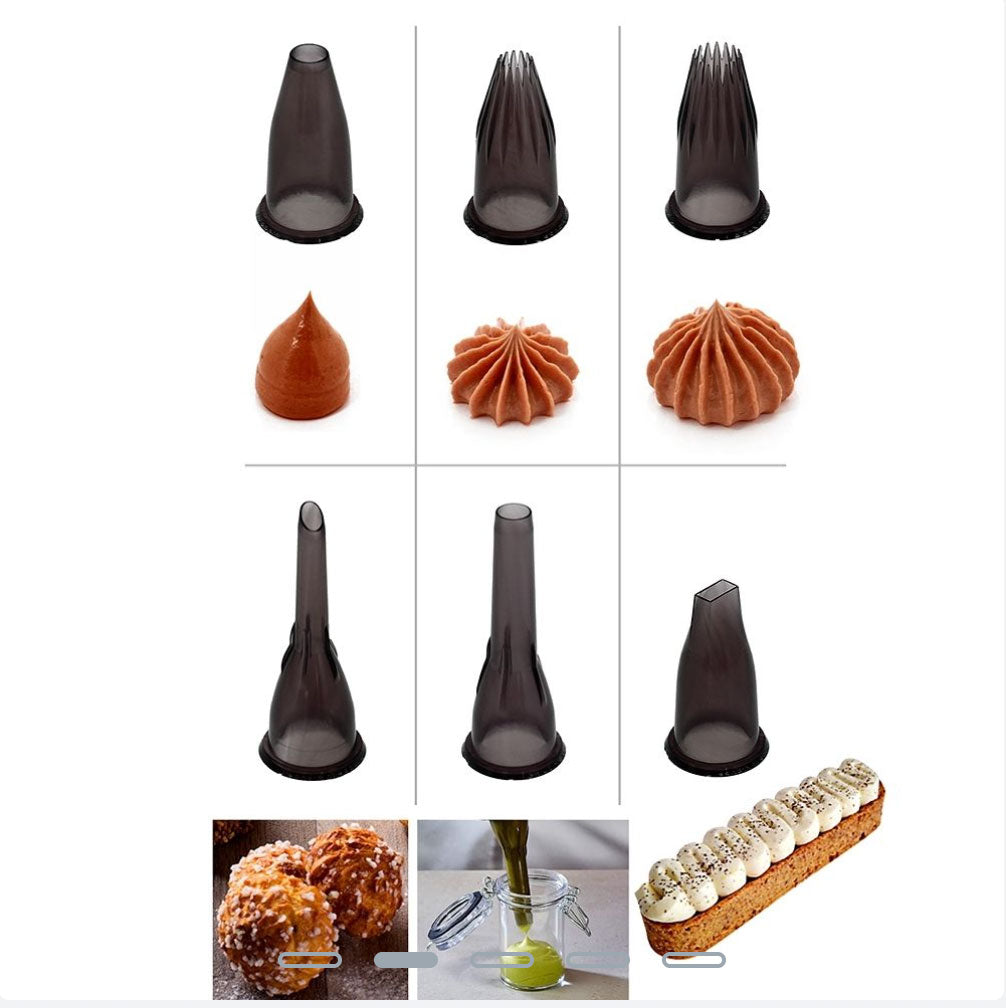 de Buyer 6-Piece Piping Nozzles, GARNIR - Kitchen Universe