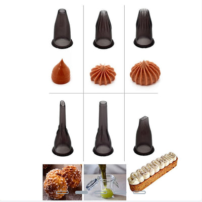 de Buyer 6-Piece Piping Nozzles, GARNIR - Kitchen Universe