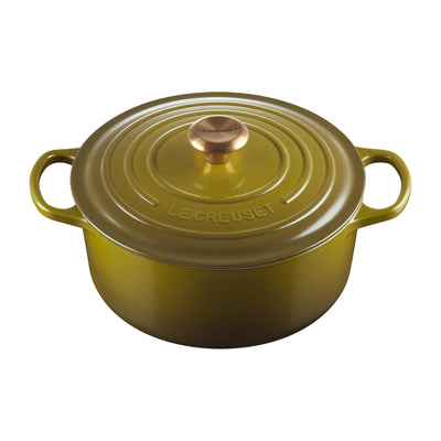 Le Creuset Enameled Cast Iron Round Dutch Oven, 5.5-Quart, Olive - Kitchen Universe