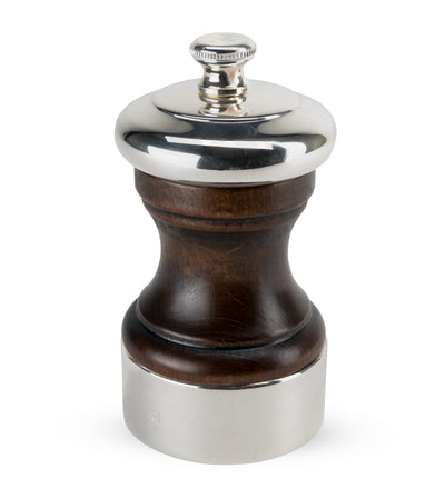 Peugeot Palace Silverplate & Aged Wood Pepper Mill Set, 4-in - Kitchen Universe
