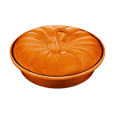 Le Creuset Pumpkin Casserole 9-Inches, Persimmon - Kitchen Universe
