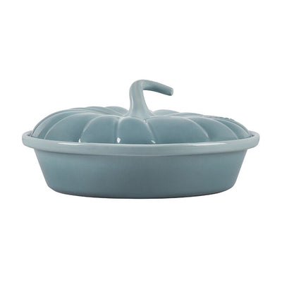 Le Creuset Pumpkin Casserole 9-Inches, Sea Salt - Kitchen Universe