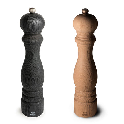 Peugeot Paris Nature Black & Nature Pepper & Salt Mill Set, 12-in - Kitchen Universe