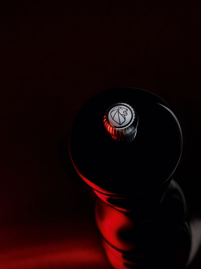 Peugeot Podium Duo Pepper Mill and Salt Mill 7-in, Red Acrylic, Gift Boxed