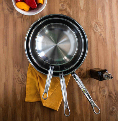 Hestan ProBond Professional Clad Stainless Steel Skillet, 12.5-in