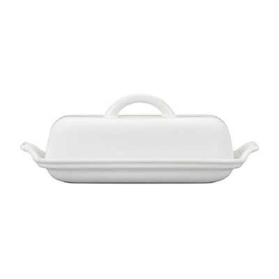 Le Creuset Heritage Butter Dish, White - Kitchen Universe