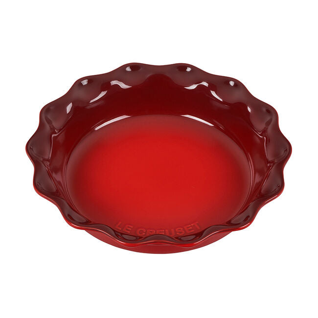 Le Creuset Heritage Pie Dish, 9-Inches, Cerise - Kitchen Universe