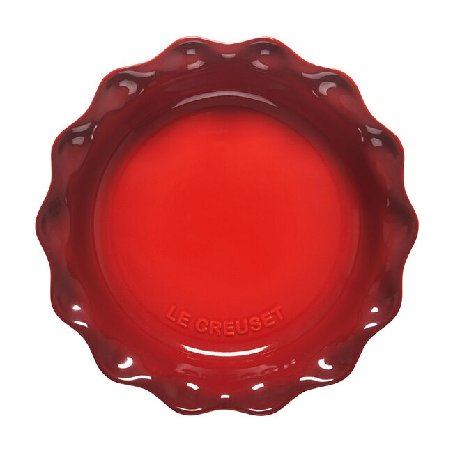 Le Creuset Heritage Pie Dish, 9-Inches, Cerise - Kitchen Universe