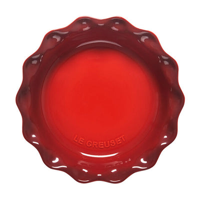 Le Creuset Heritage Pie Dish, 9-Inches, Cerise - Kitchen Universe