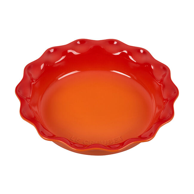 Le Creuset Heritage Pie Dish, 9-Inches, Flame - Kitchen Universe