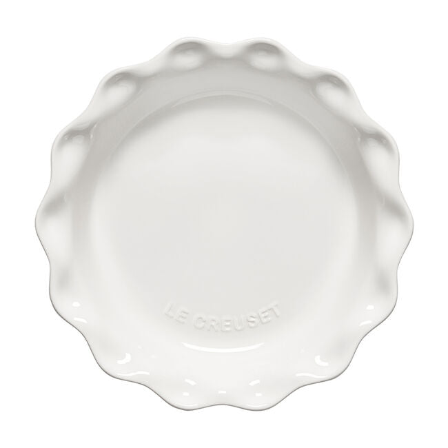 Le Creuset Heritage Pie Dish, 9-Inches, White - Kitchen Universe