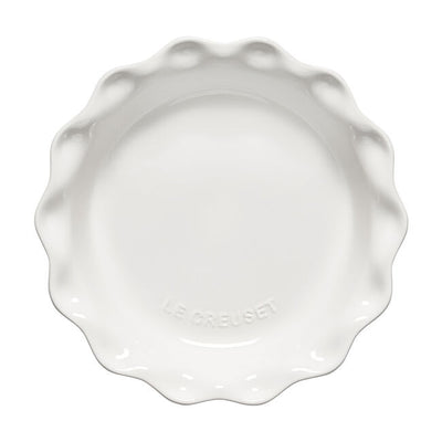 Le Creuset Heritage Pie Dish, 9-Inches, White - Kitchen Universe