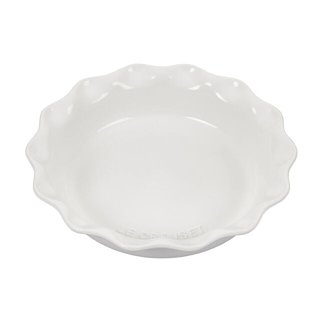 Le Creuset Heritage Pie Dish, 9-Inches, White - Kitchen Universe