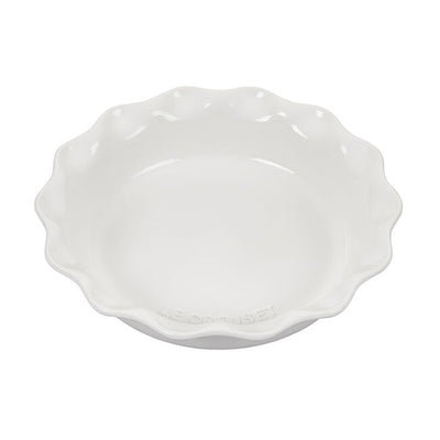 Le Creuset Heritage Pie Dish, 9-Inches, White - Kitchen Universe