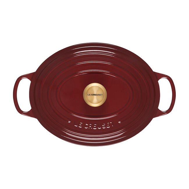 Le Creuset Signature Enameled Cast Iron Oval Dutch Oven, 6.75-Quart, Rhone - Kitchen Universe