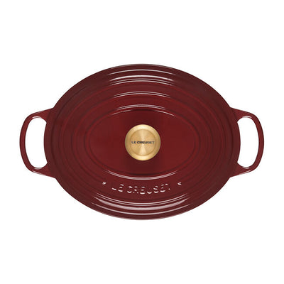 Le Creuset Signature Enameled Cast Iron Oval Dutch Oven, 6.75-Quart, Rhone - Kitchen Universe