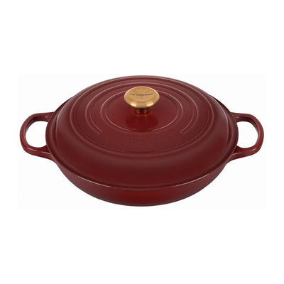 Le Creuset Signature Enameled Cast Iron Braiser, 5-Quart, Rhone - Kitchen Universe