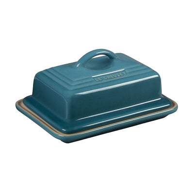 Le Creuset Stoneware European Butter Dish, Caribbean - Kitchen Universe