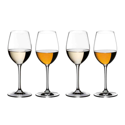 Riedel 4-Piece Vinum Sauvignon Blanc/Dessert Wine Glass Set, 12 Oz - Kitchen Universe