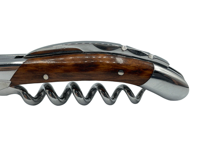 Laguiole en Aubrac Deluxe Sommelier Waiter's Corkscrew with Amourette Wood Handle - Kitchen Universe