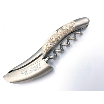 Laguiole en Aubrac Deluxe Sommelier Waiter's Corkscrew with Shell Resin Handle - Kitchen Universe