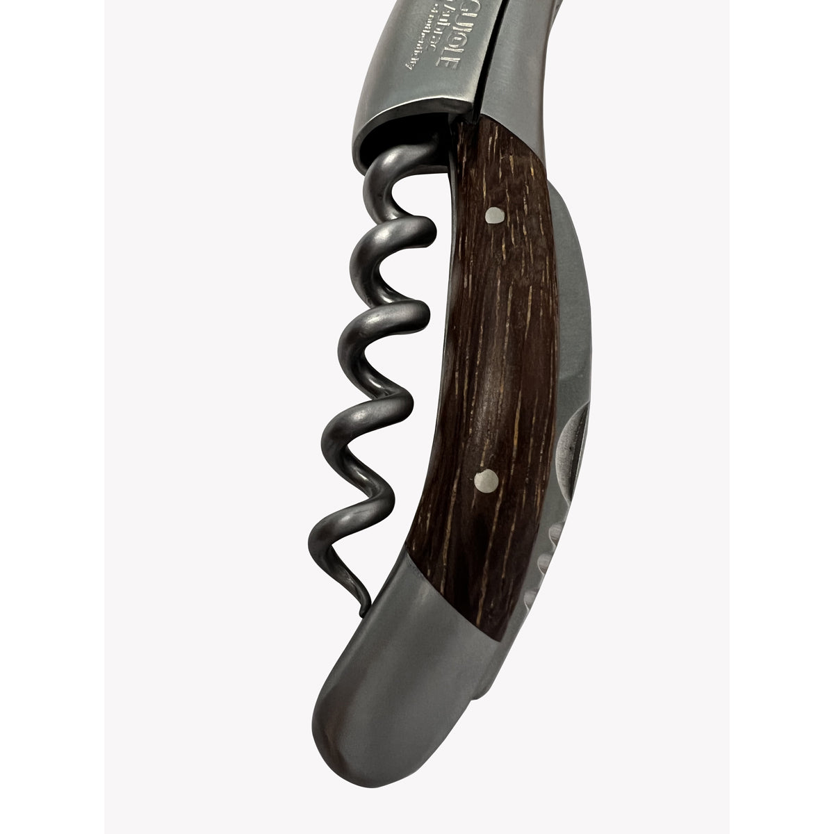 Laguiole en Aubrac Deluxe Sommelier Waiter's Corkscrew with Ironwood Handle - Kitchen Universe